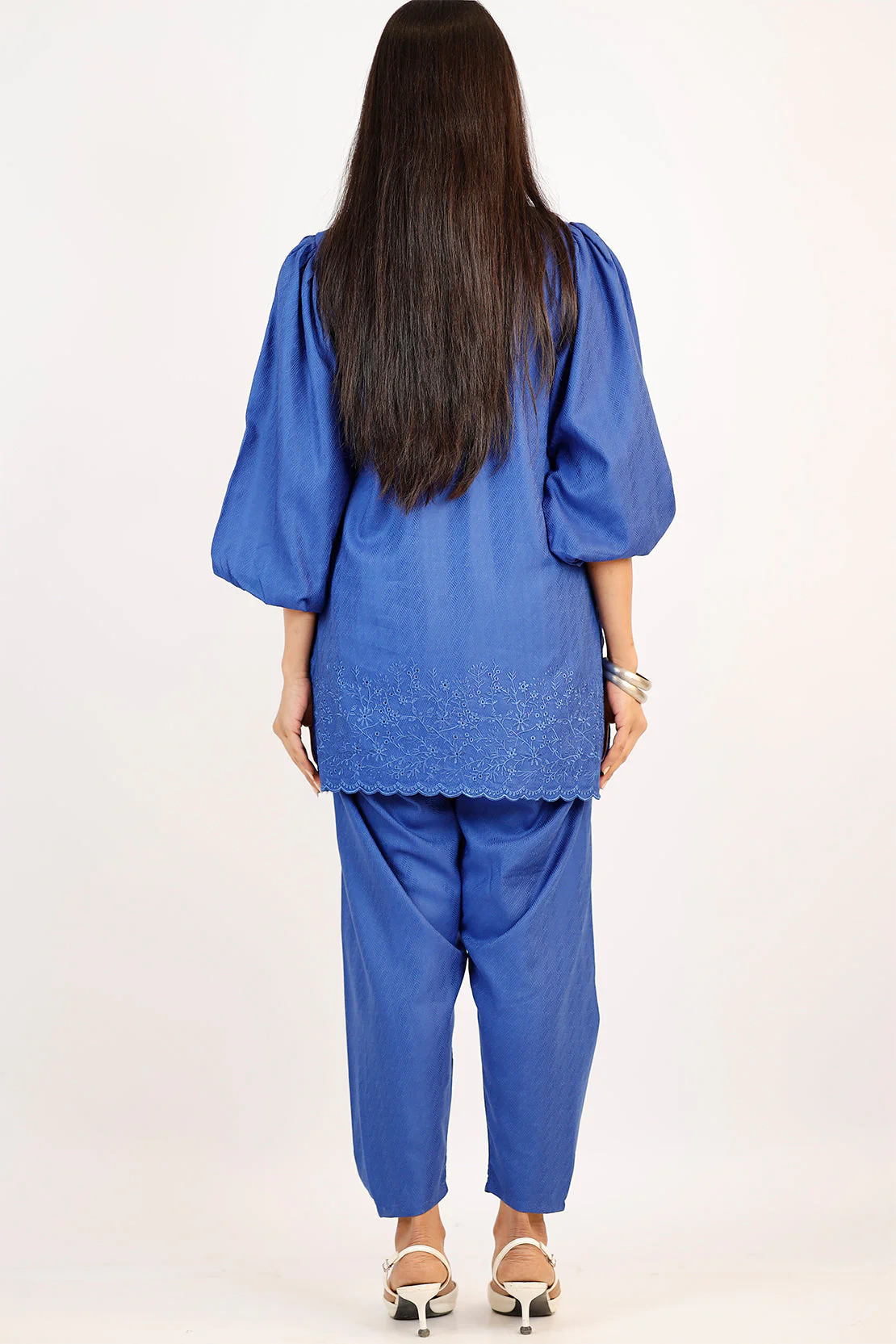 Embroidered Cotton Stitched 2 Piece (Shirt/Trouser) - Image 4