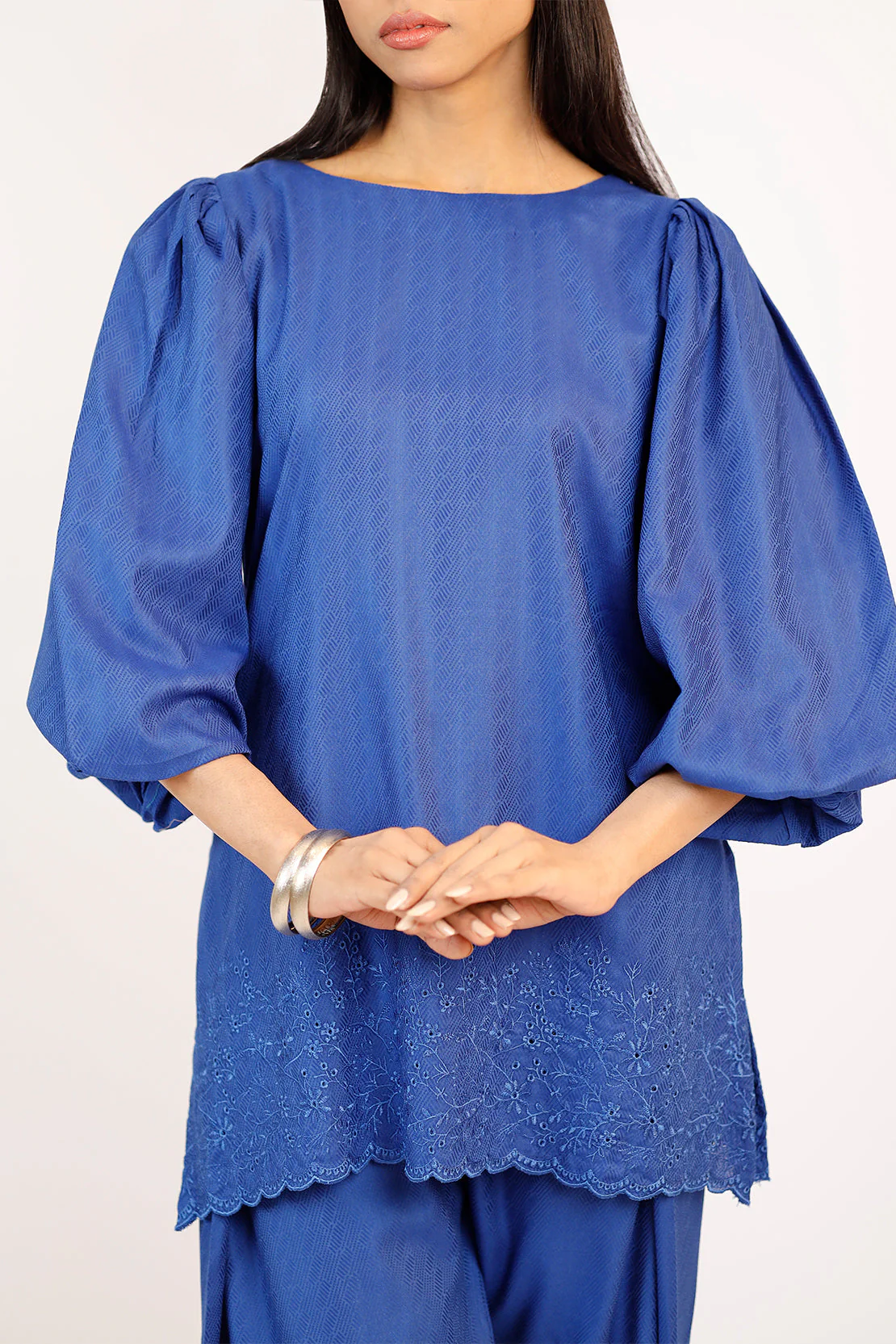 Embroidered Cotton Stitched 2 Piece (Shirt/Trouser) - Image 5