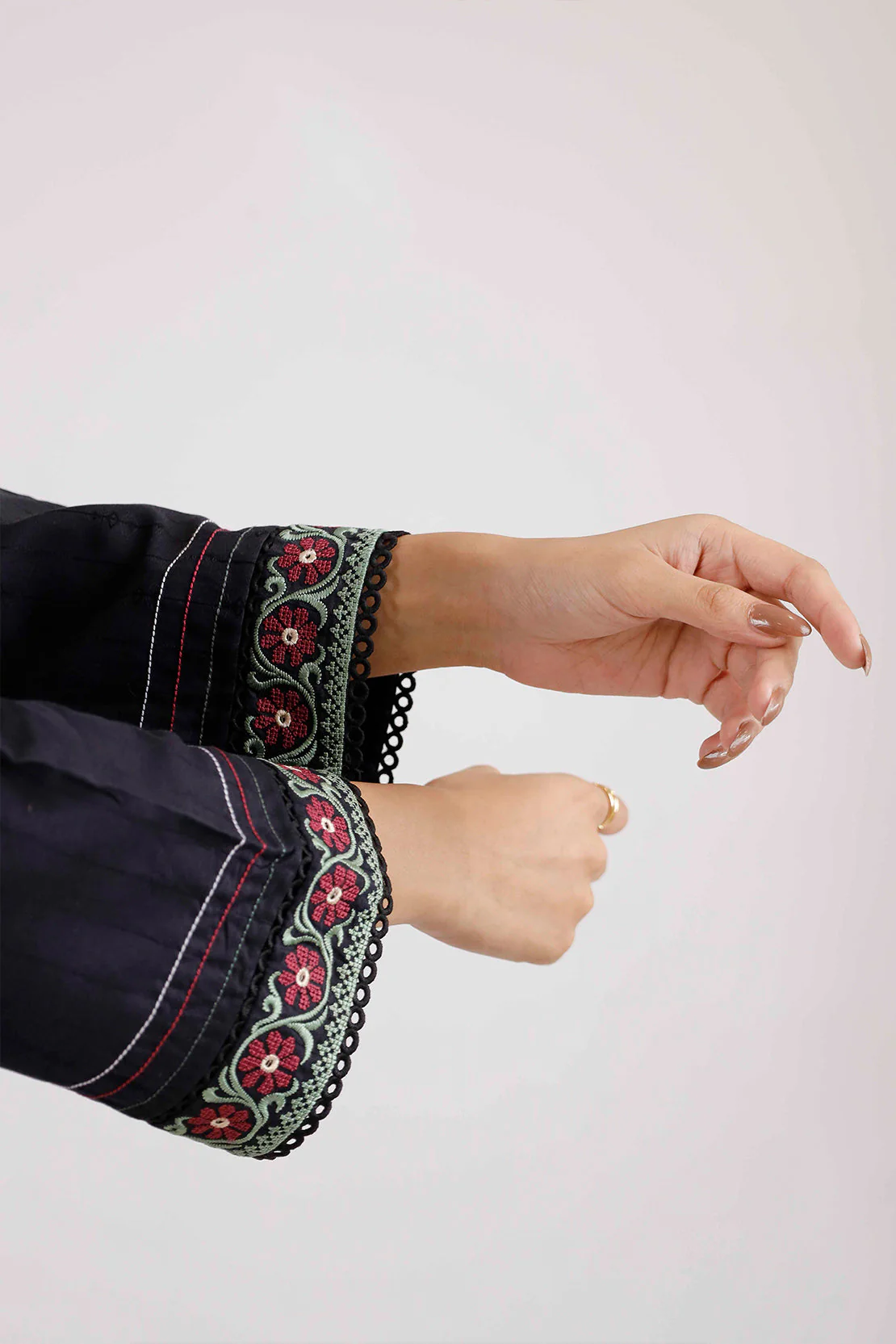 Embroidered Cotton Stitched 2 Piece (Shirt/Trouser) - Image 6