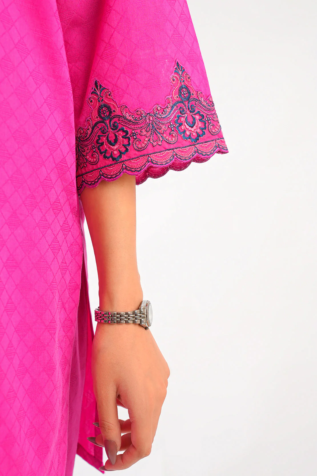 Embroidered Lawn Jacquard Stitched 2 Piece (Shirt/Trouser) - Image 7
