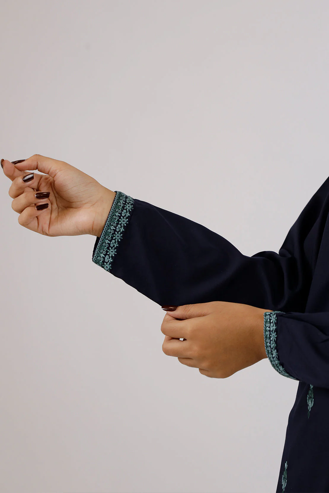Embroidered Polyester Stitched 2 Piece (Shirt/Trouser) - Image 6