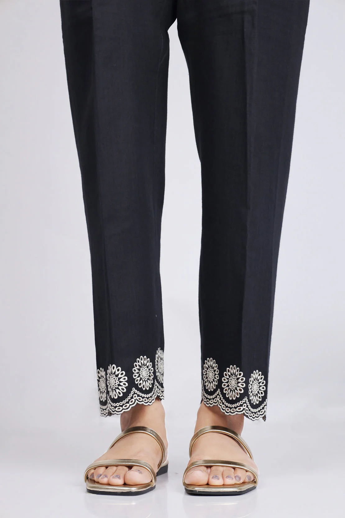 Embroidery Cotton Pant - Image 4