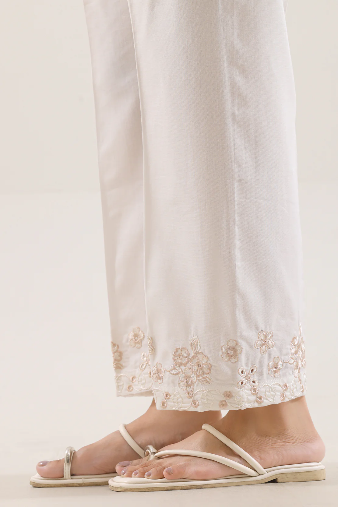 Embroidery Cotton Pant - Image 3