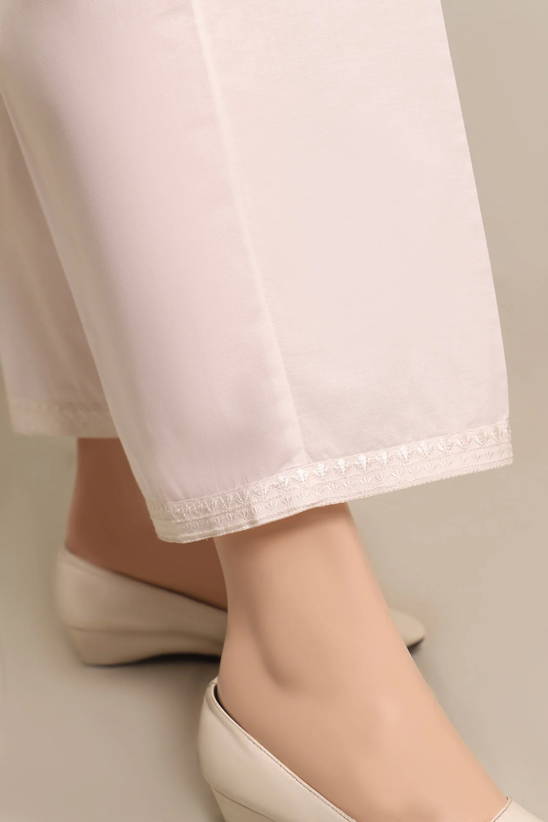 Embroidery Cotton Pant - Image 3