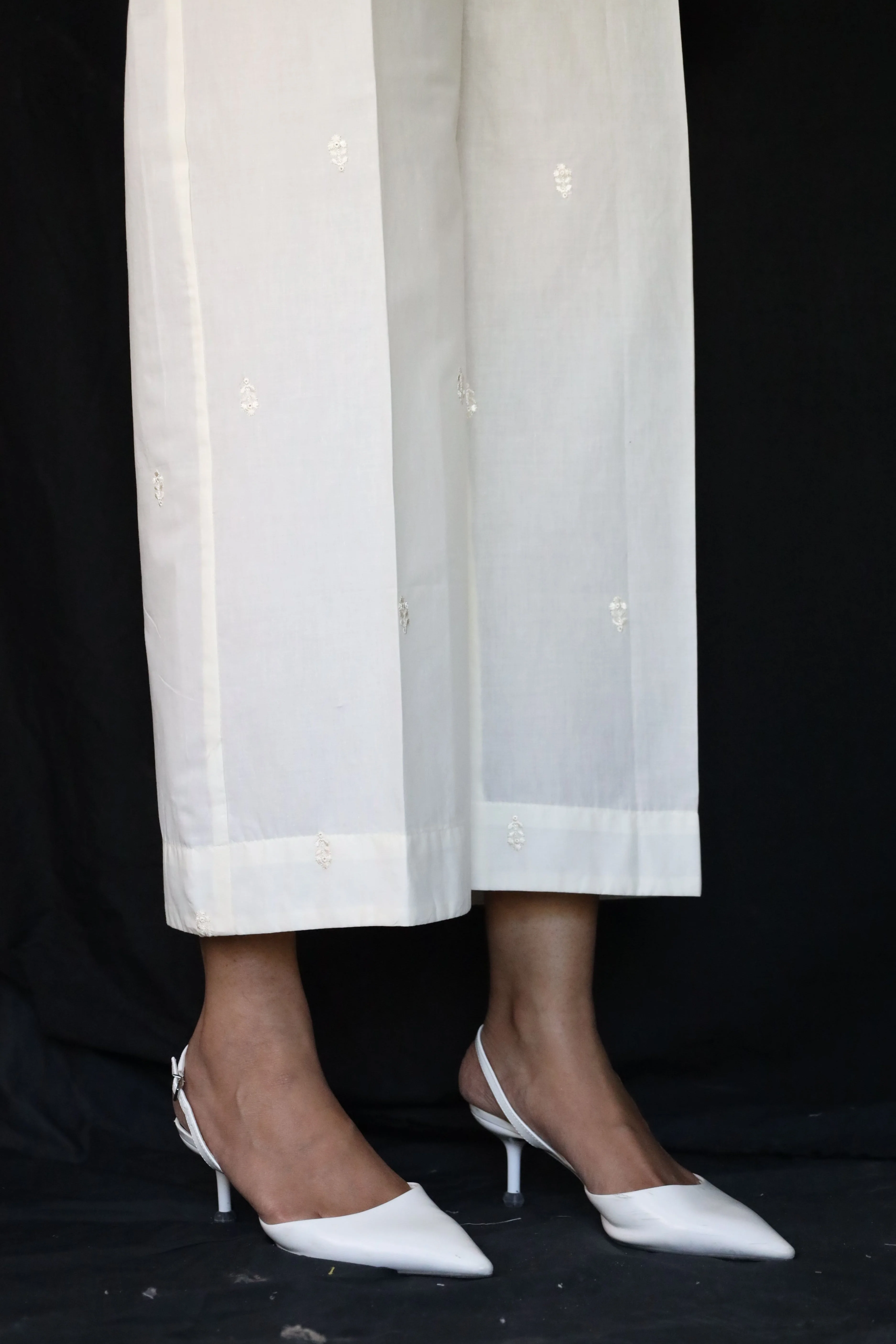 Embroidery Cotton Pant - Image 2