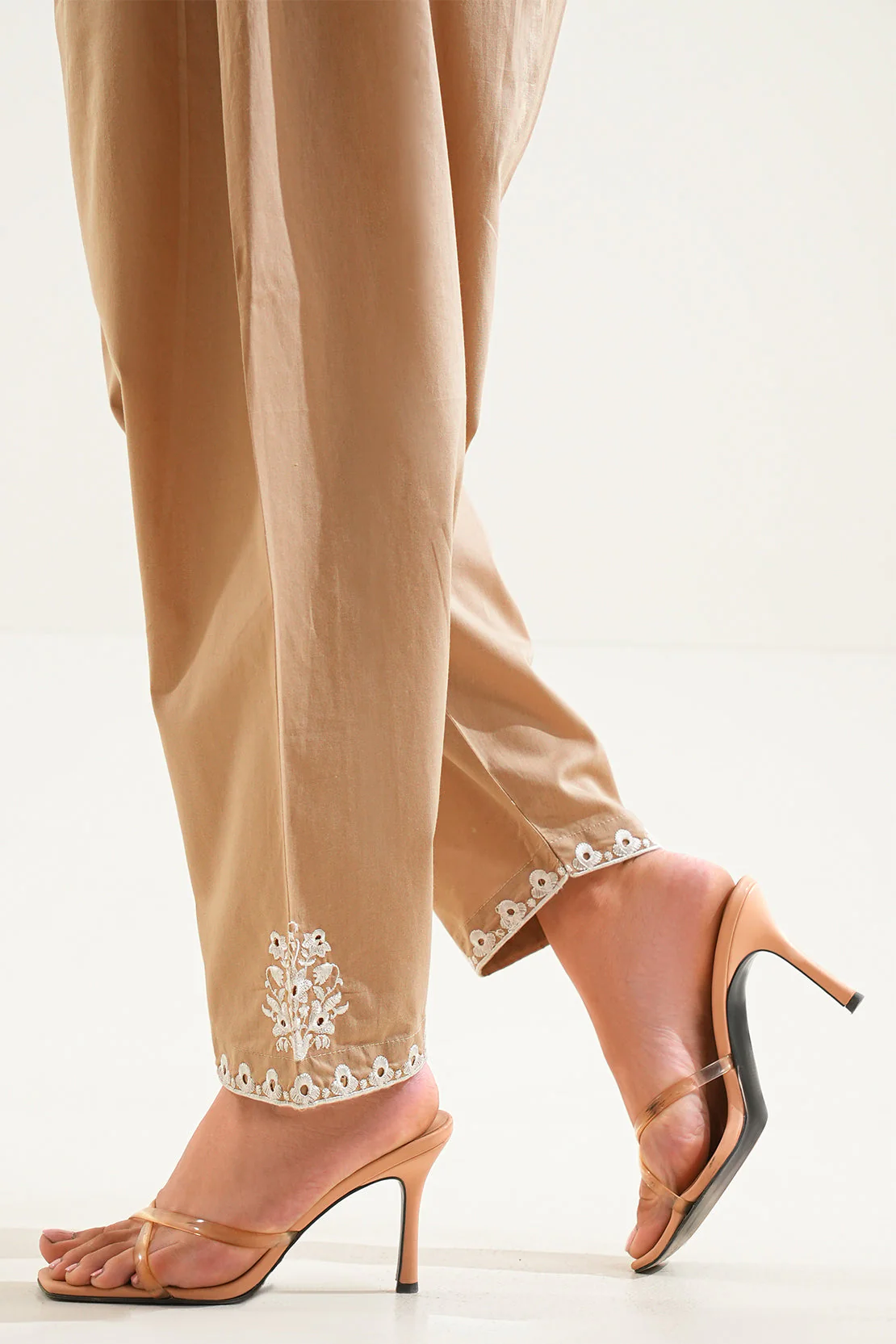 Embroidery Cotton Pant