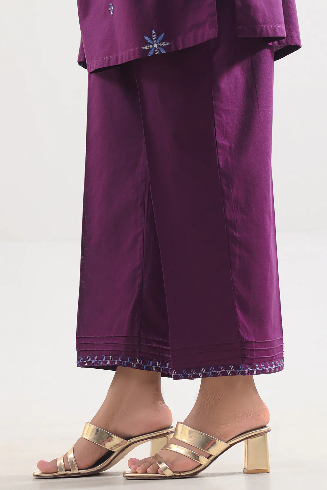 Embroidery Cotton Pant - Image 2