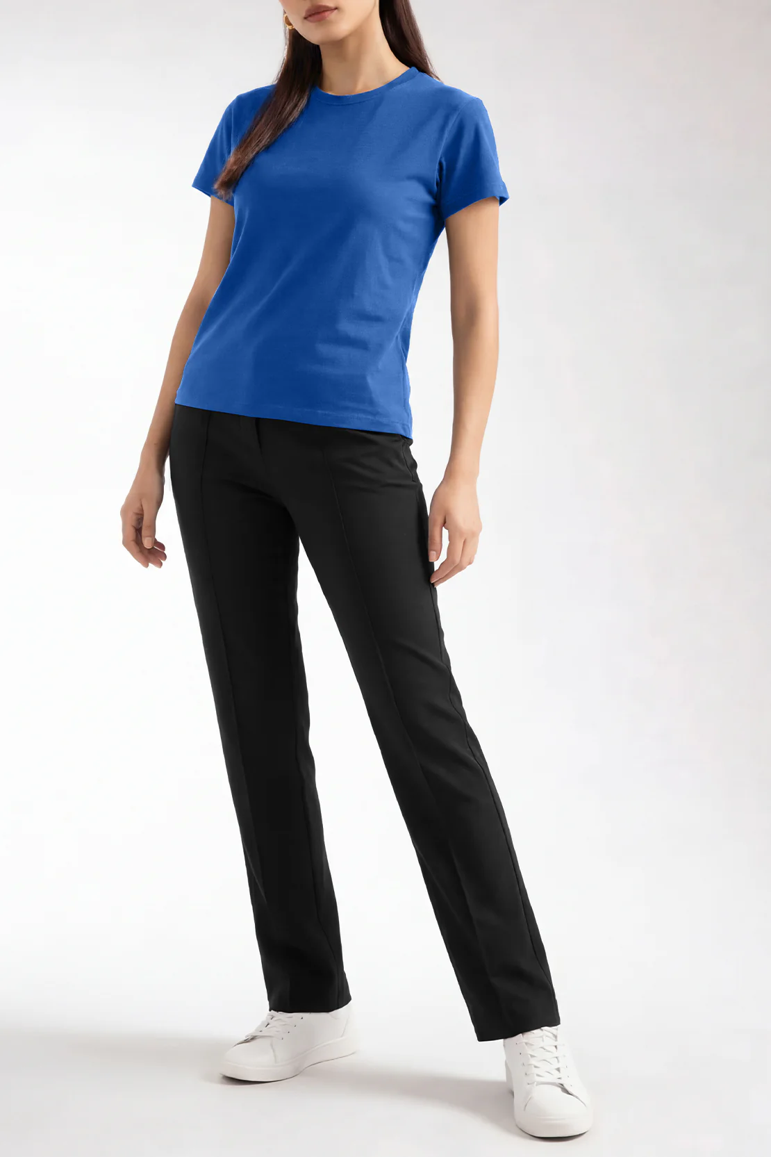 High Waist Straight Trousers - Image 2