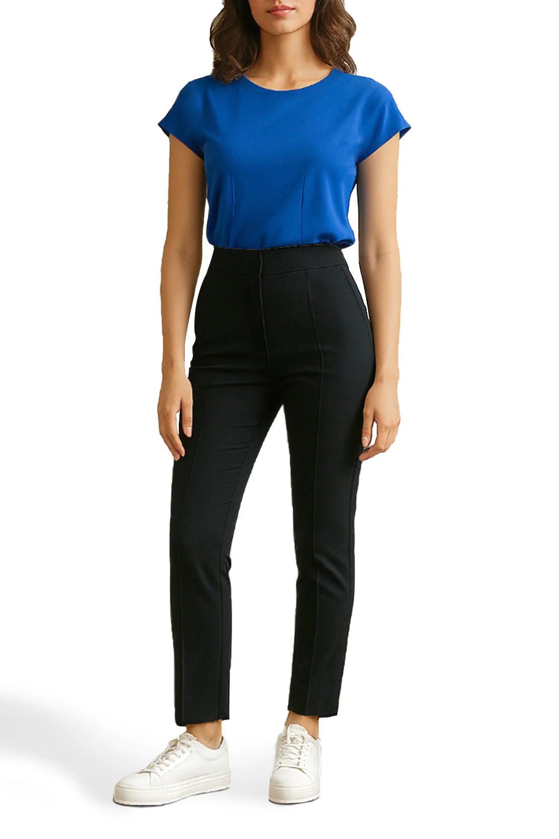 High Waist Straight Trousers - Image 5