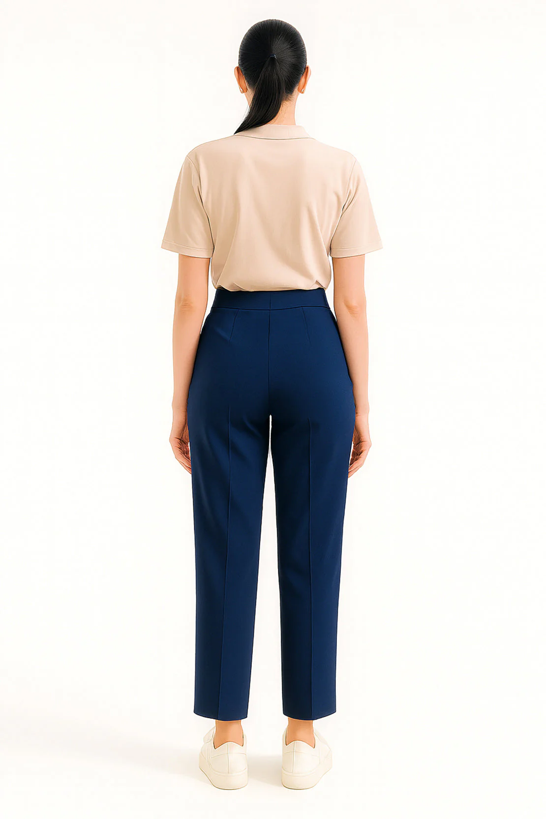 High Waist Straight Trousers - Image 4