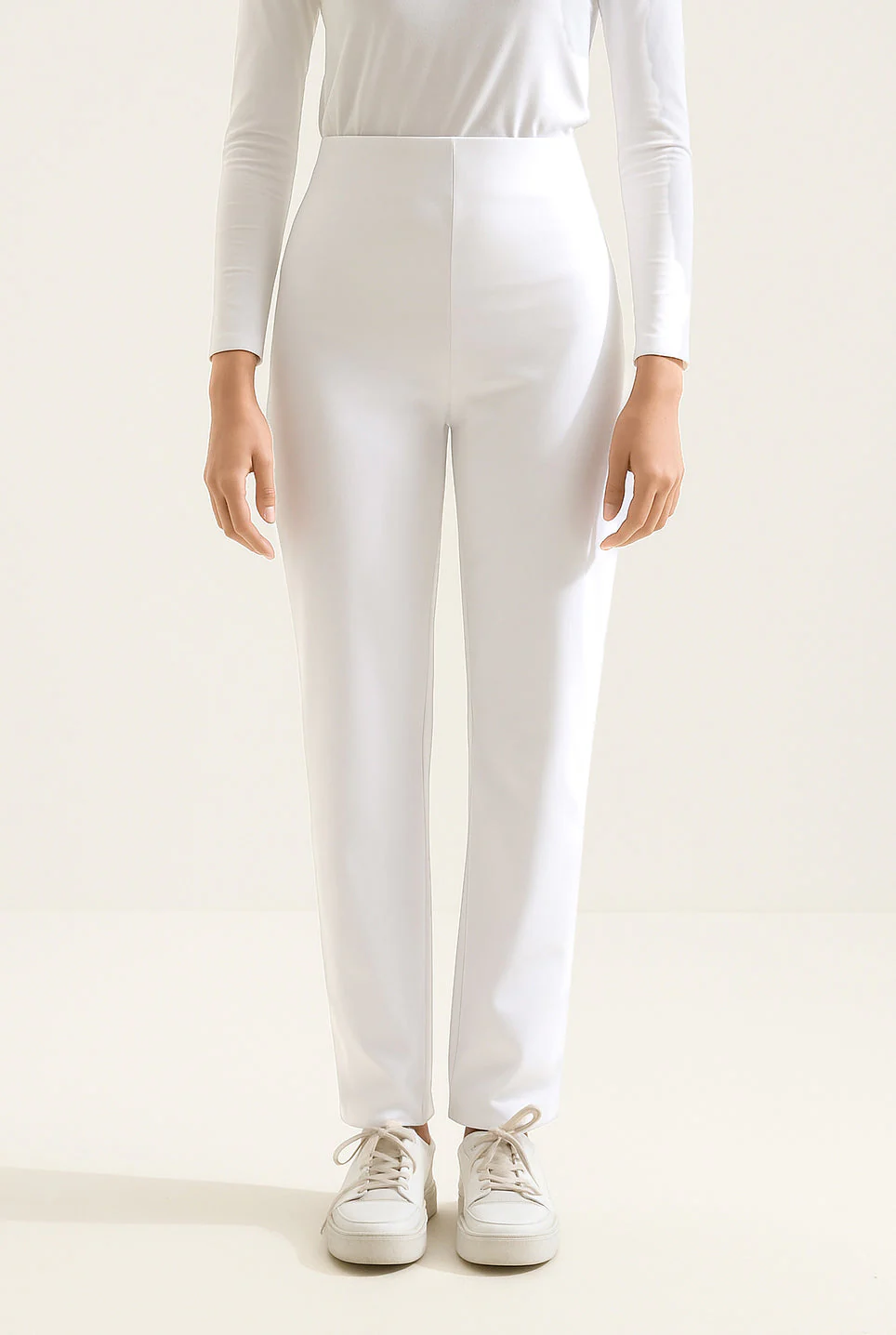 High Waist Straight Trousers - Image 3