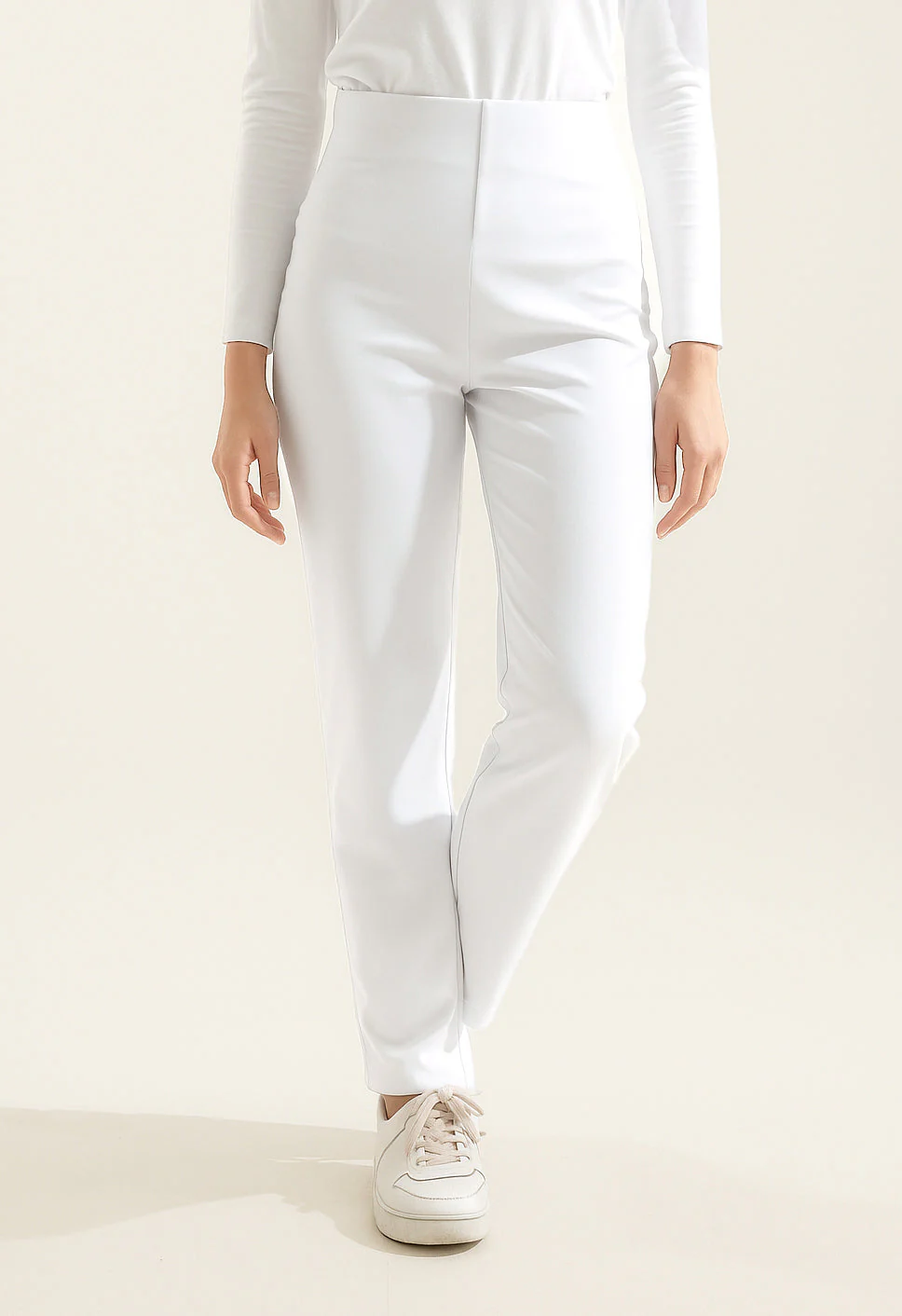 High Waist Straight Trousers - Image 4