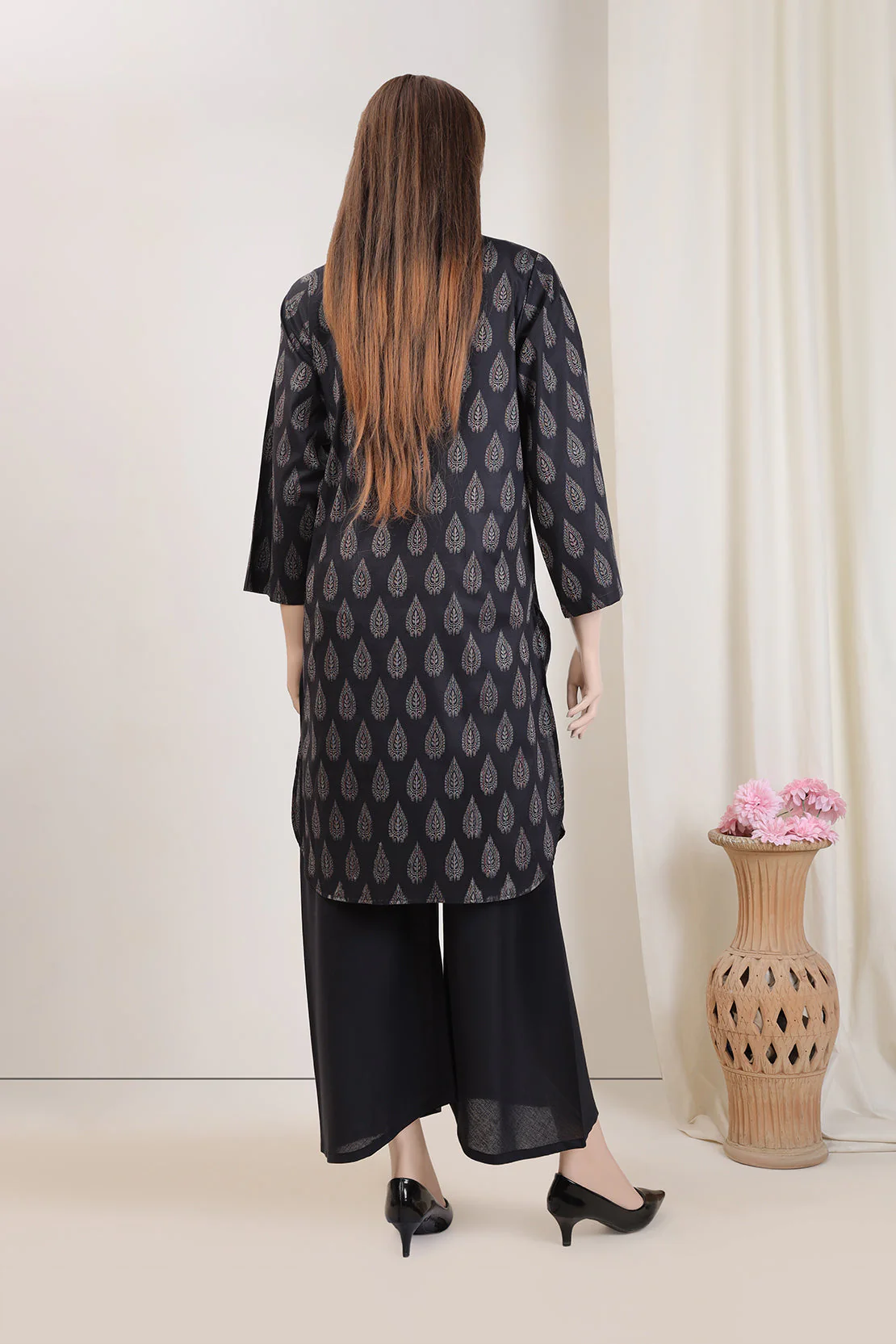 Unstitched Jacquard Cotton 2 Piece (Shirt/Trouser) - Image 2