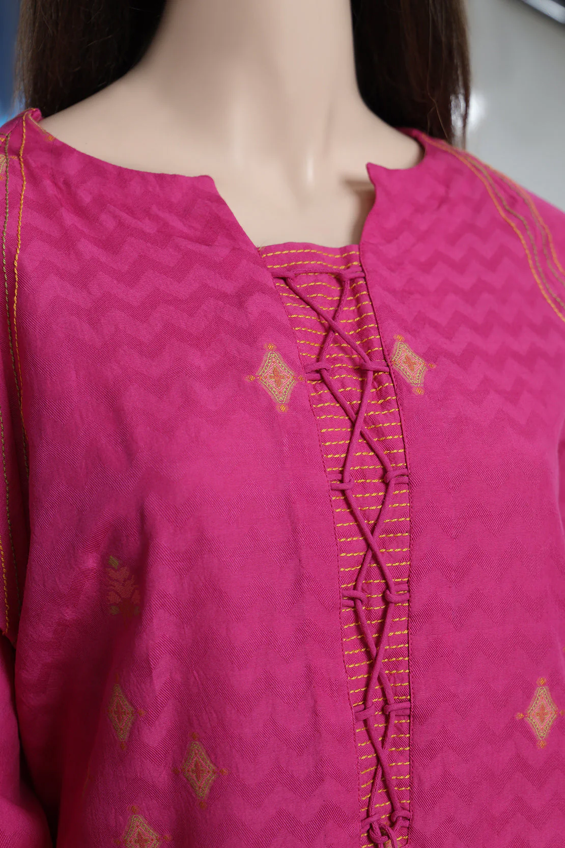 Unstitched Jacquard Cotton 3 Piece - Image 3