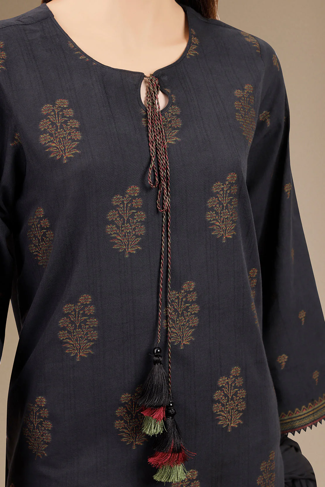 Unstitched Jacquard Cotton 3 Piece