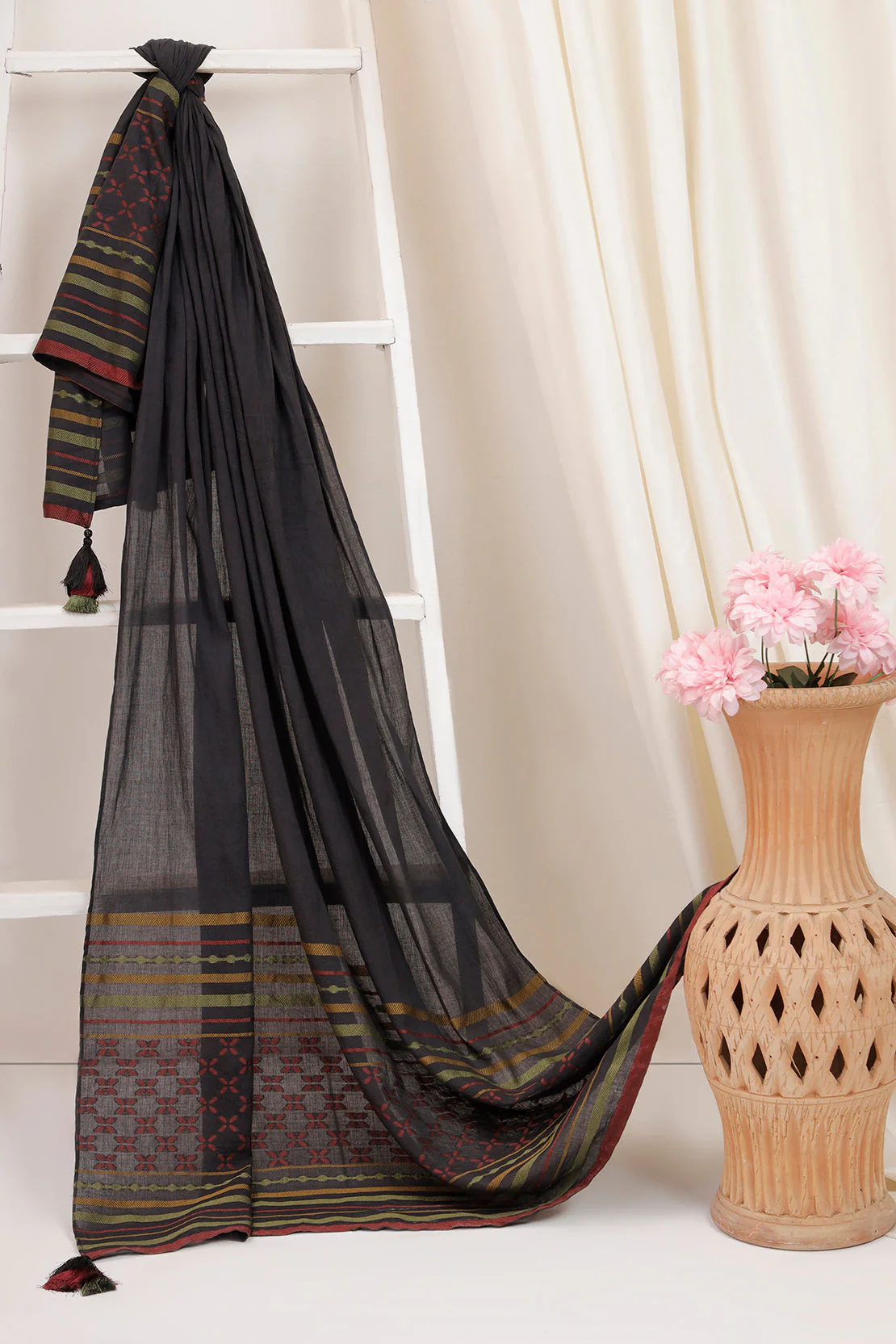 Unstitched Jacquard Cotton 3 Piece - Image 4