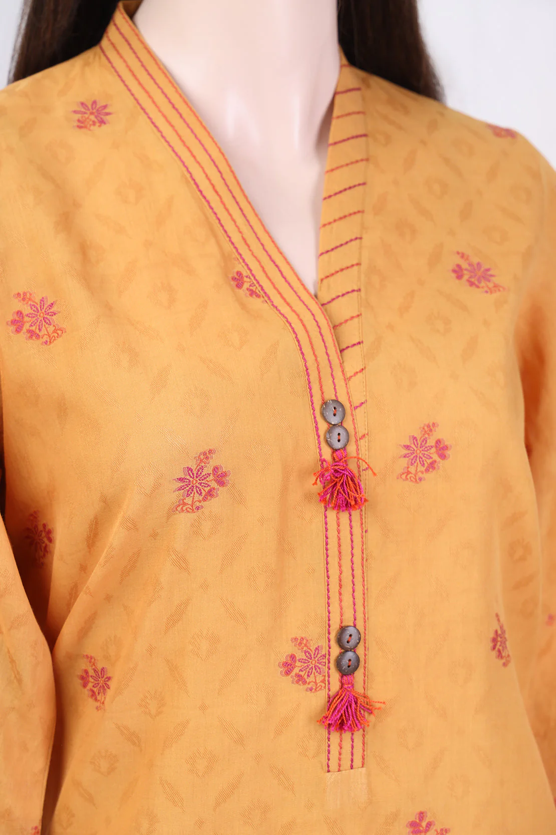 Unstitched Jacquard Cotton 3 Piece - Image 3