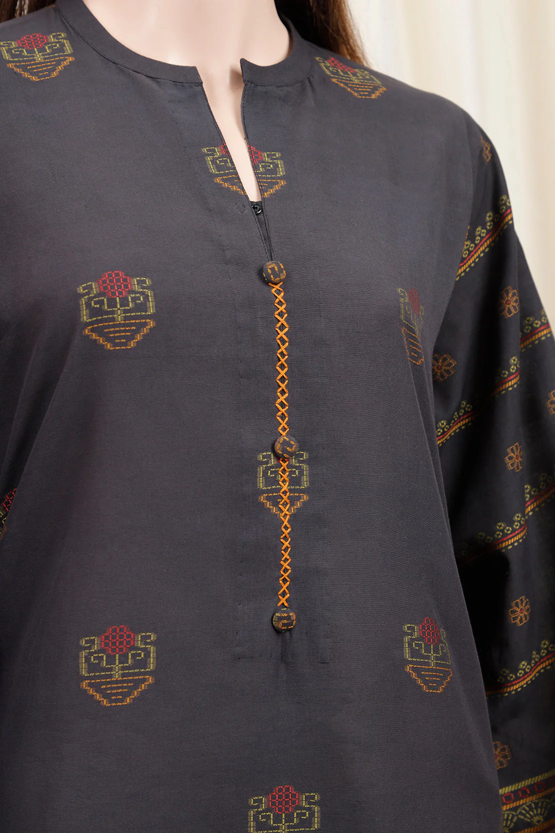 Unstitched Jacquard Cotton 3 Piece - Image 3