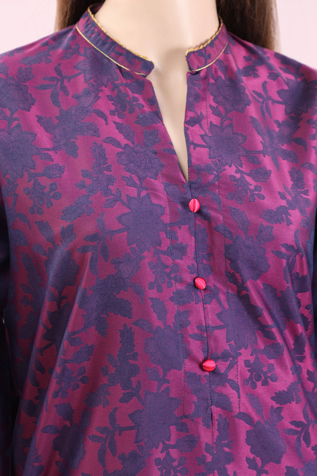Jacquard Cotton Stitched Shirt - Image 2