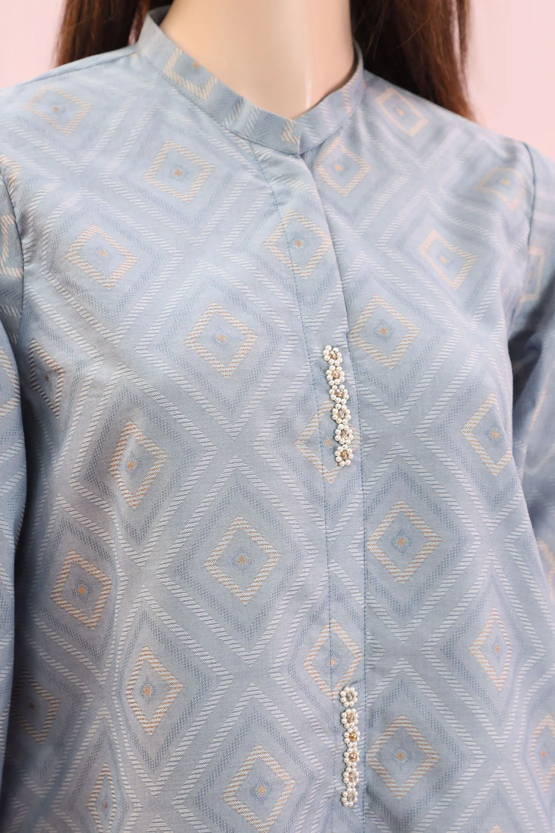 Jacquard Cotton Stitched Shirt - Image 2