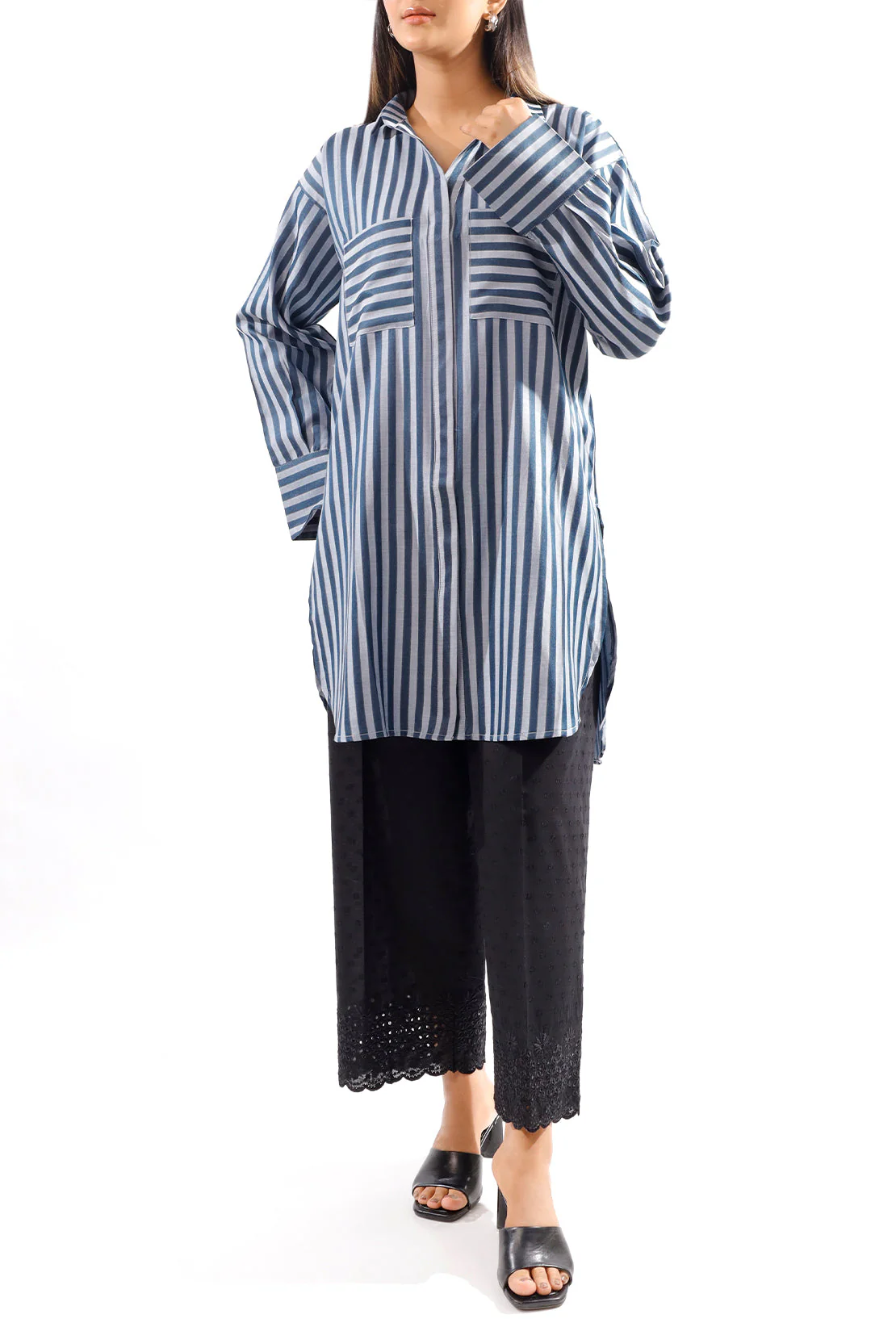 Jacquard Cotton Stitched Shirt - Image 2