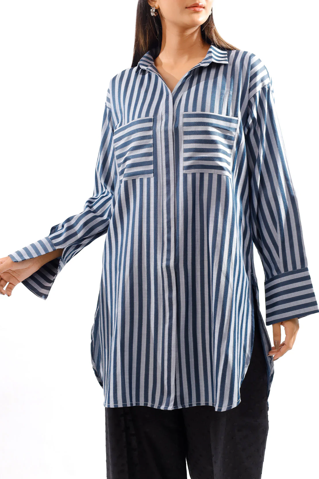 Jacquard Cotton Stitched Shirt - Image 3