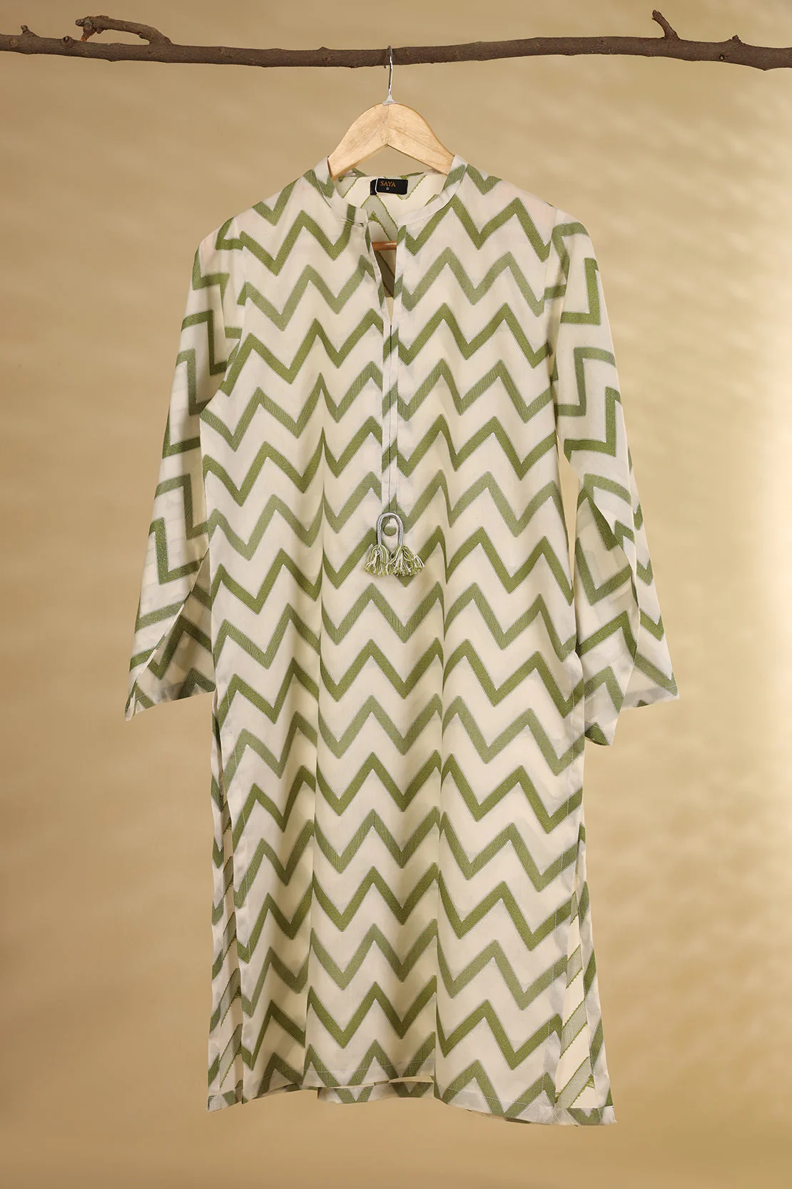 Jacquard Cotton Stitched Shirt - Image 5