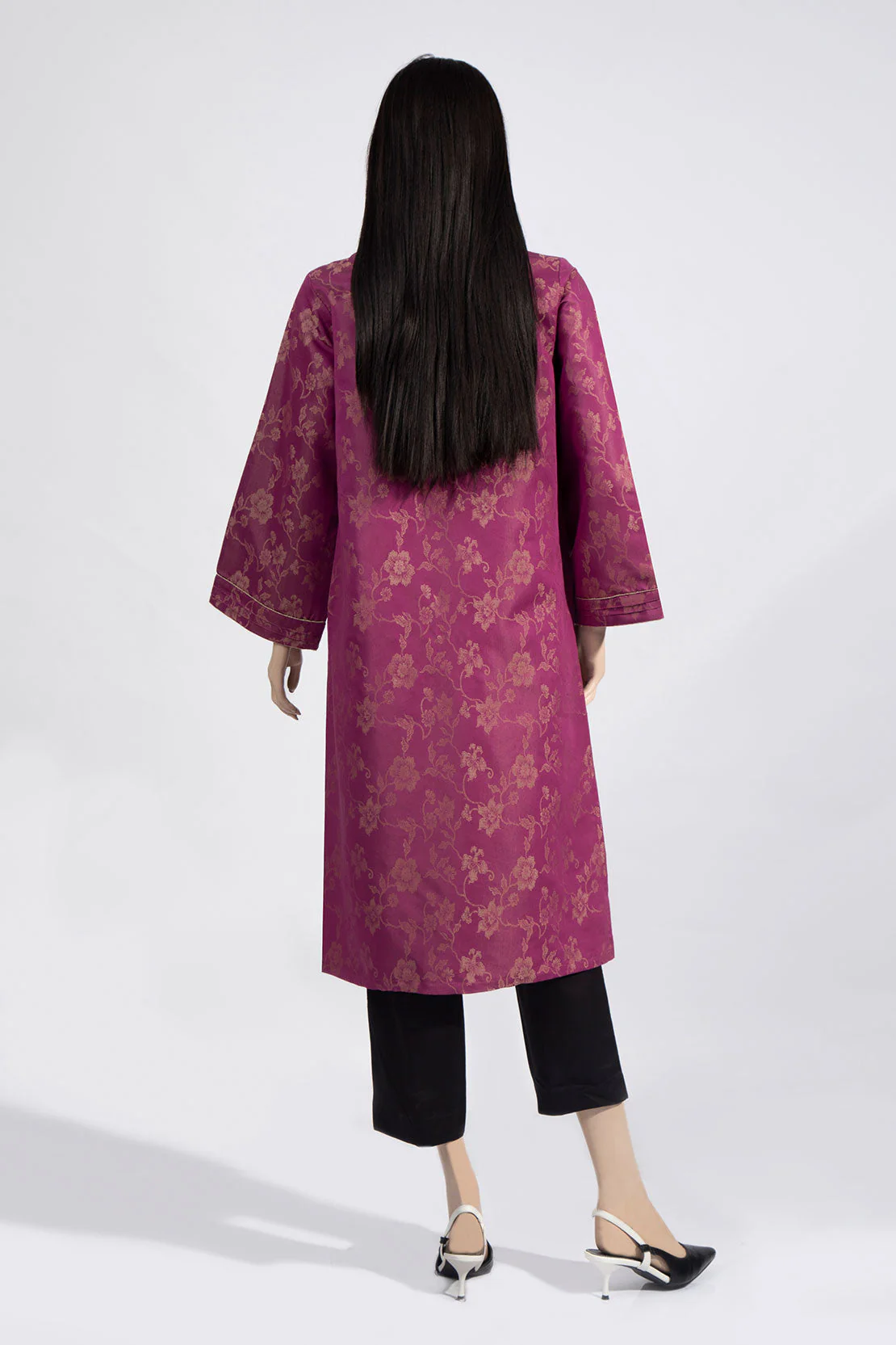Jacquard Cotton Stitched Shirt - Image 2