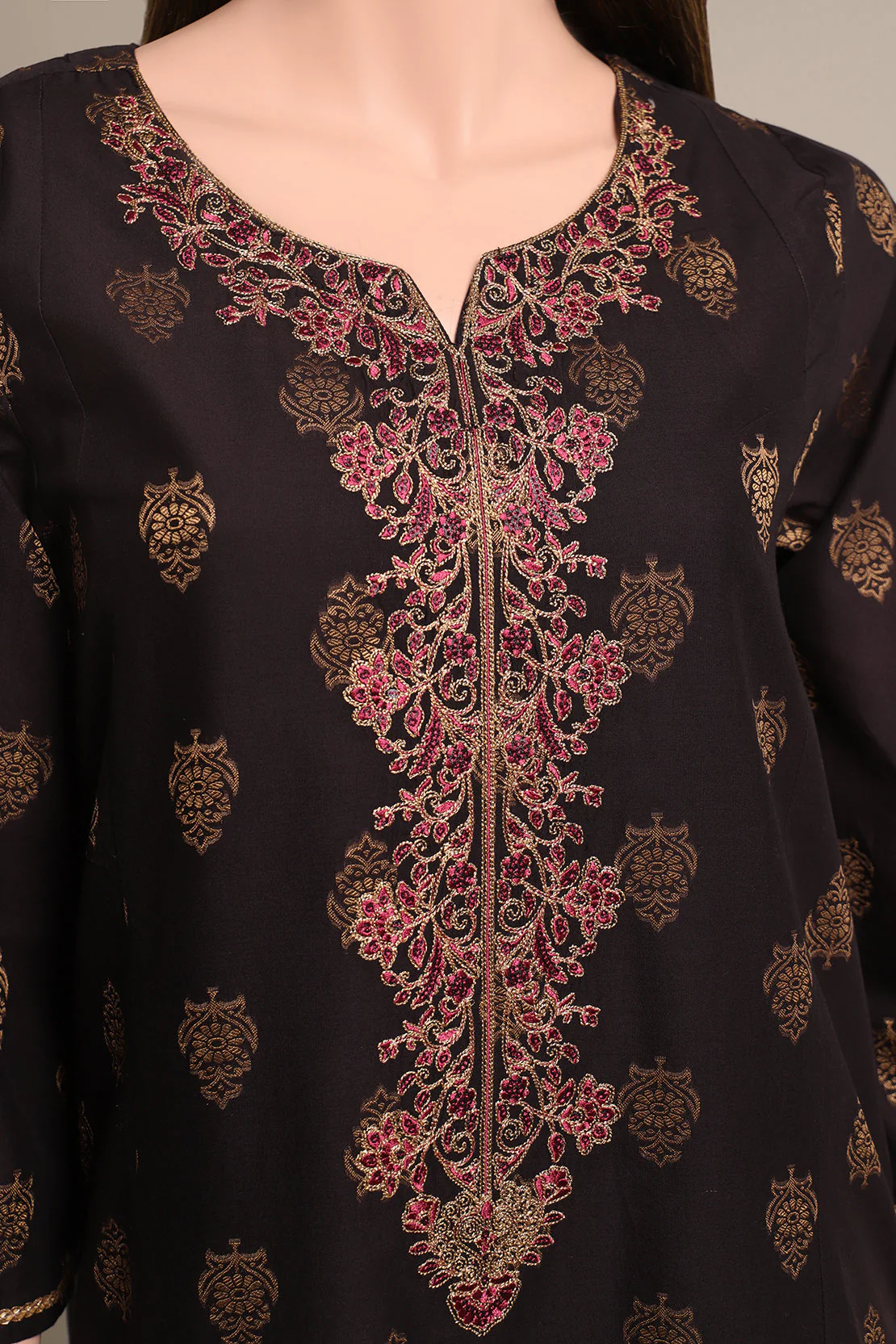 Jacquard Cotton Stitched Shirt - Image 3