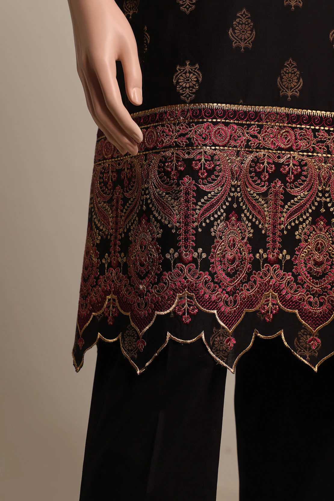 Jacquard Cotton Stitched Shirt - Image 4