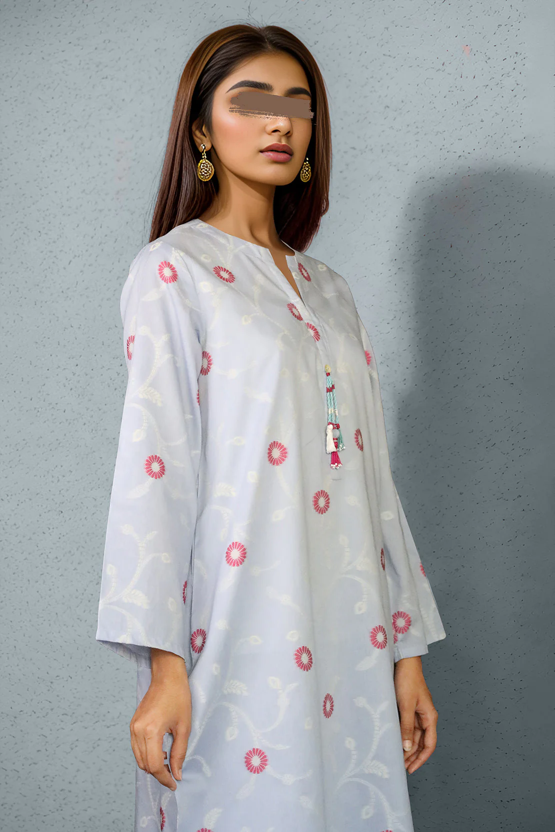 Jacquard Cotton Stitched Shirt - Image 3