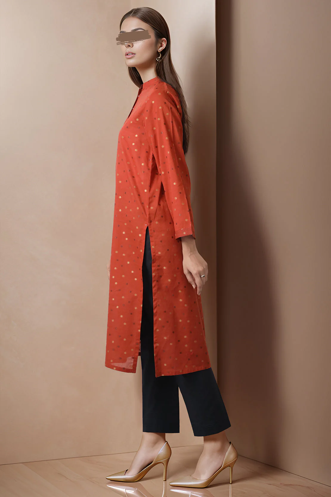 Jacquard Cotton Stitched Shirt - Image 2