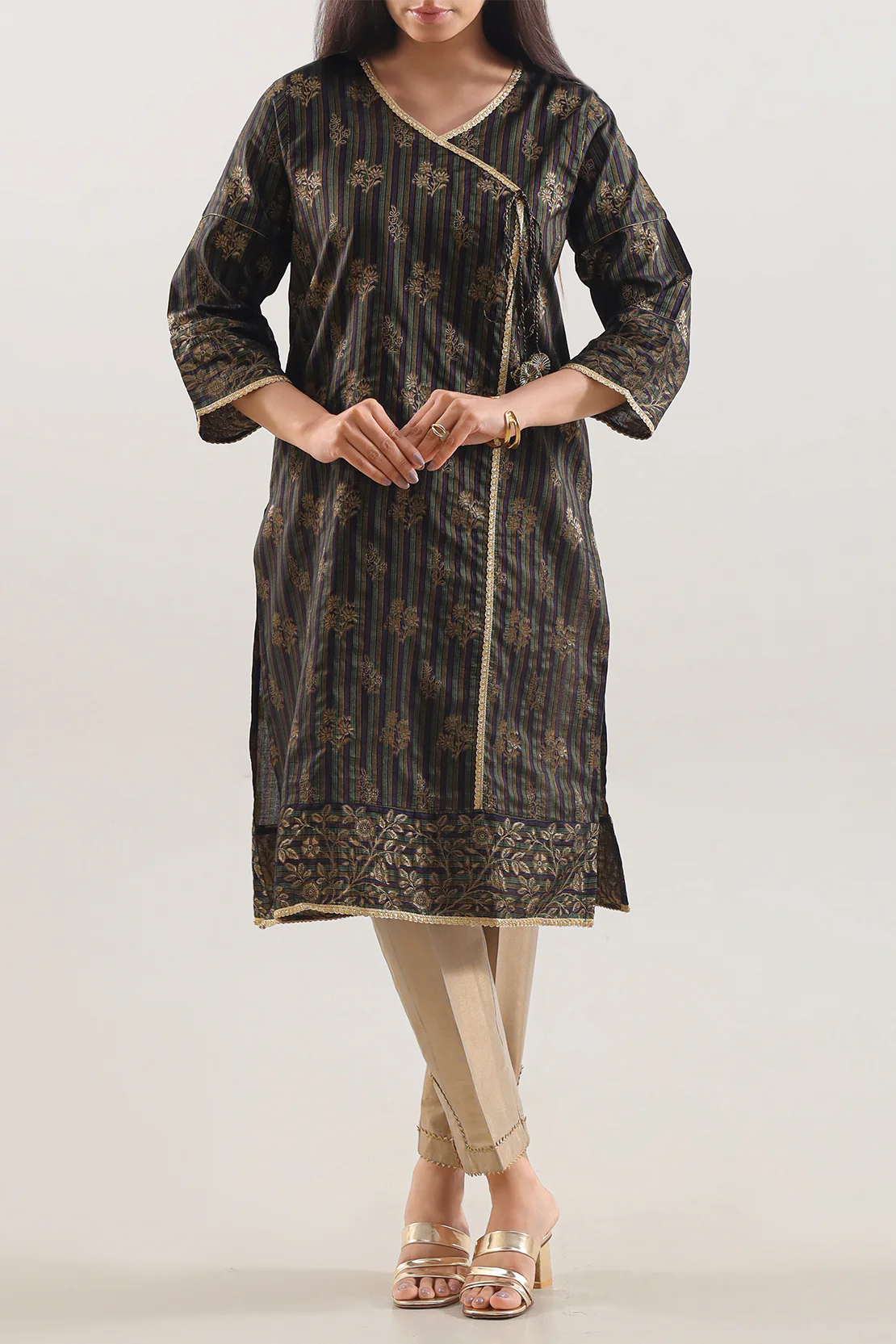 Jacquard Cotton Stitched Shirt - Image 2