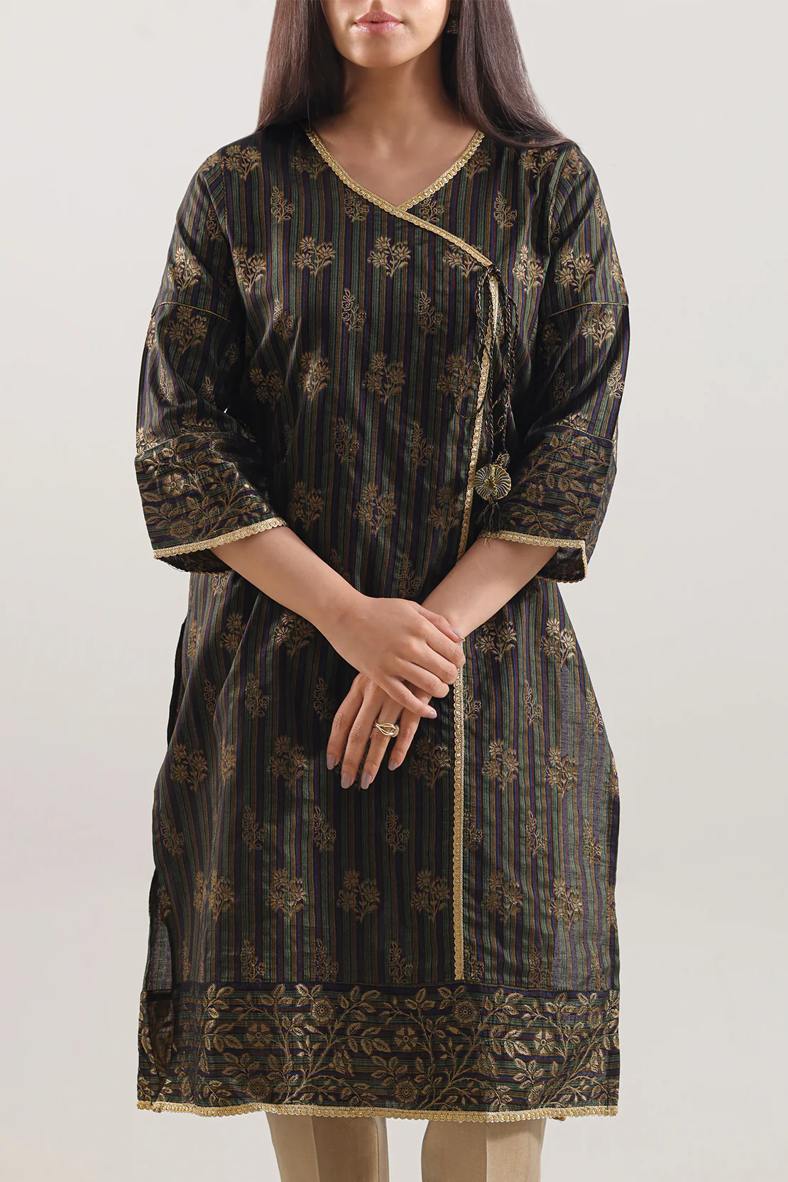 Jacquard Cotton Stitched Shirt - Image 3