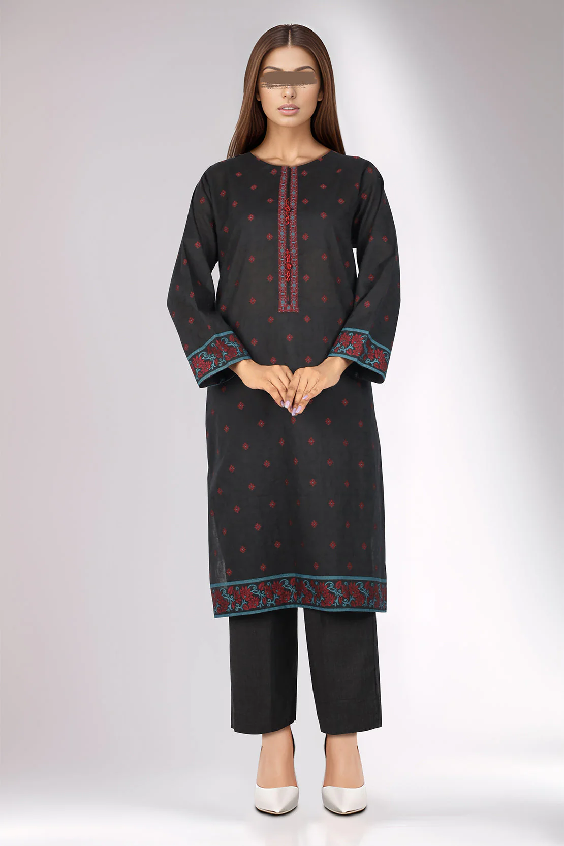 Jacquard Cotton Stitched Shirt
