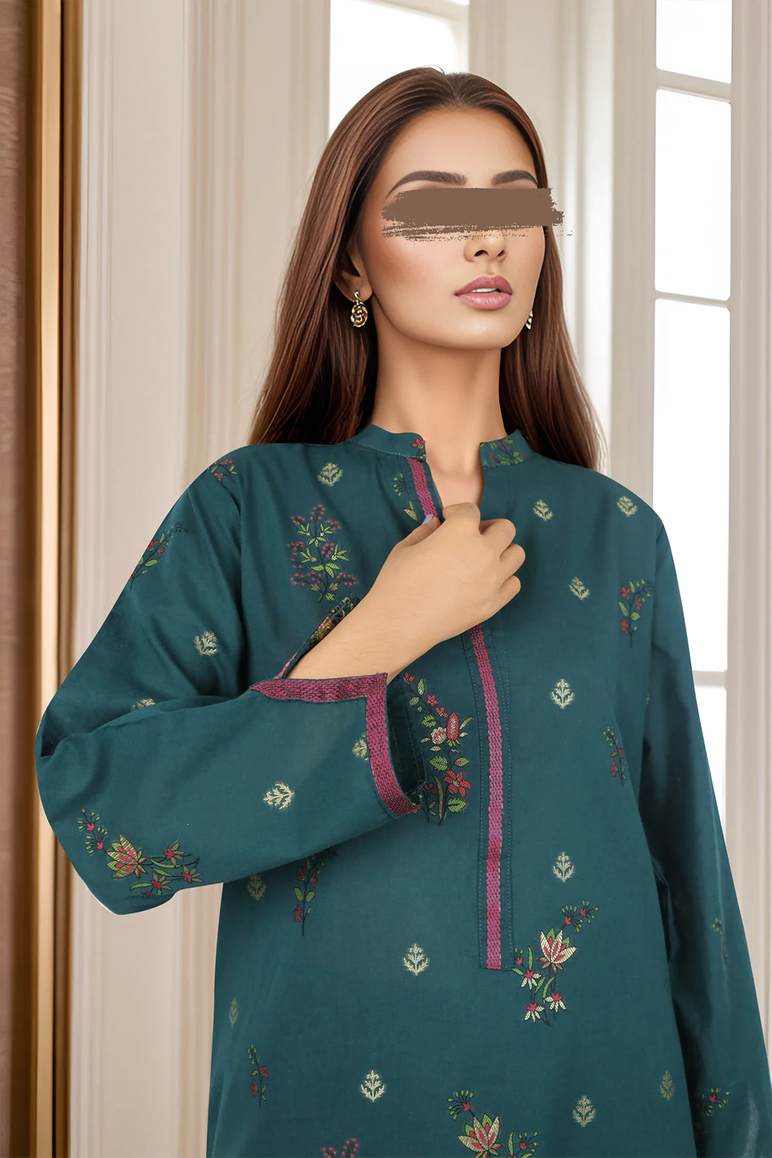 Jacquard Cotton Stitched Shirt - Image 2