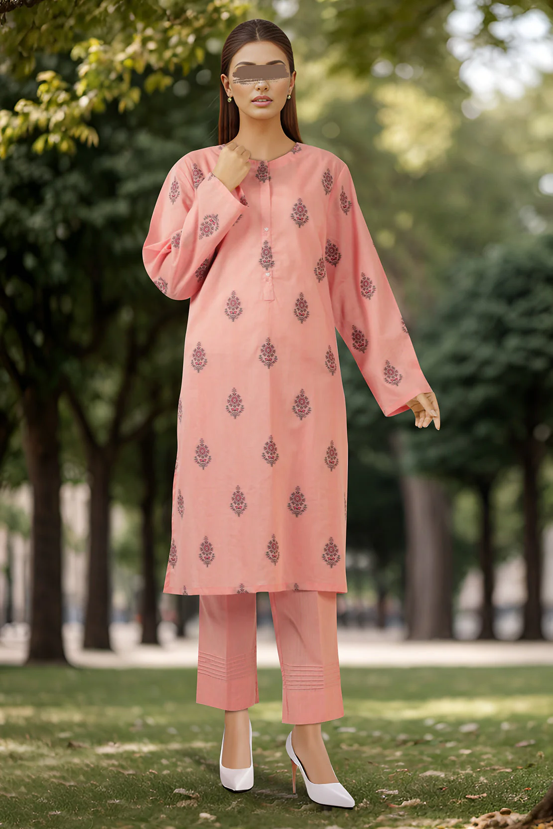 Jacquard Cotton Stitched Shirt - Image 3
