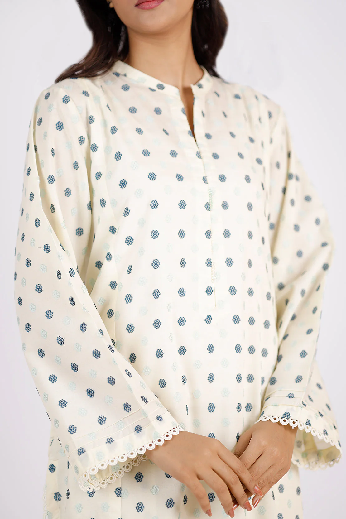 Jacquard Cotton Stitched Shirt - Image 6