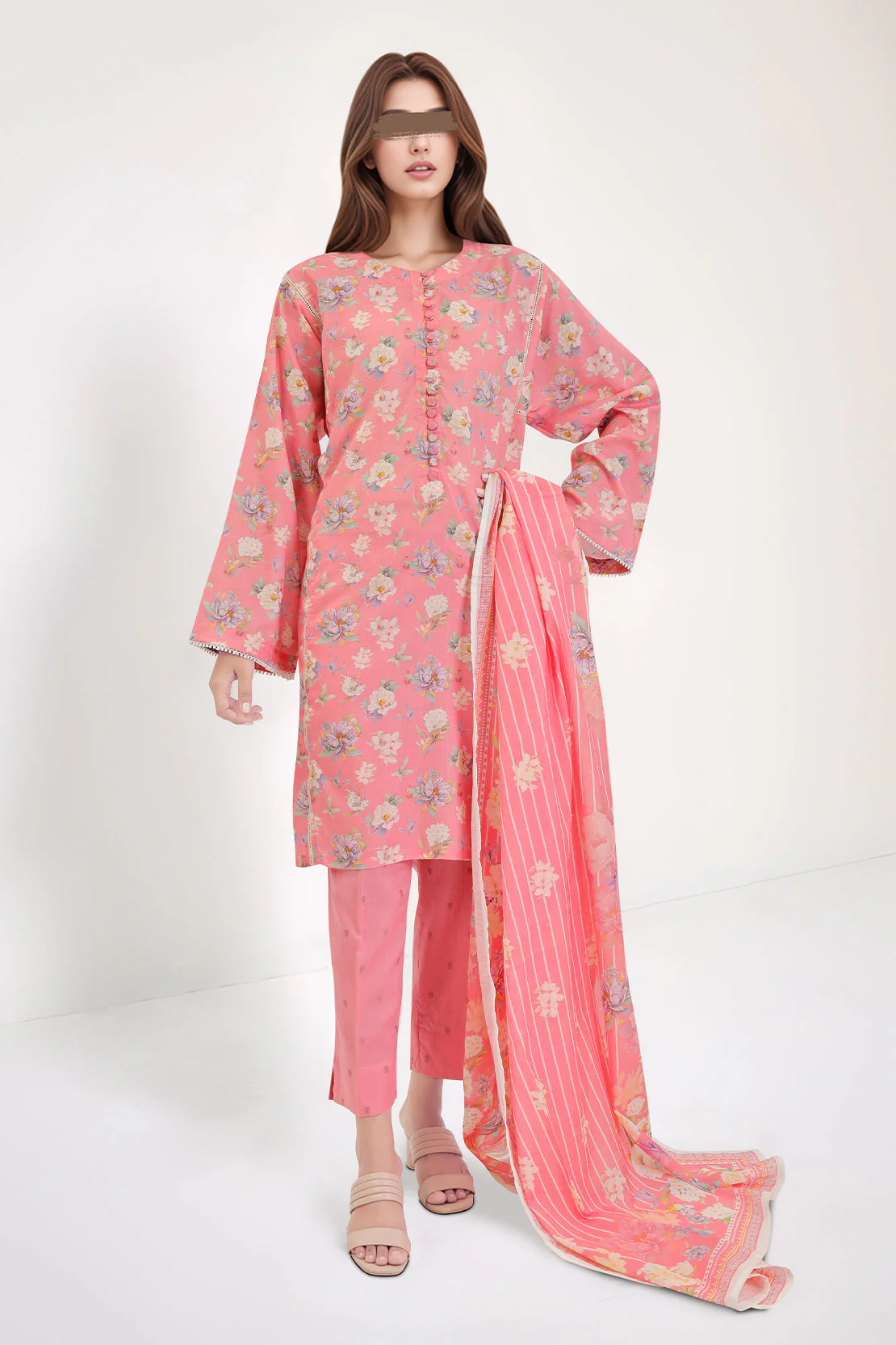 Jacquard Cotton Stitched Shirt