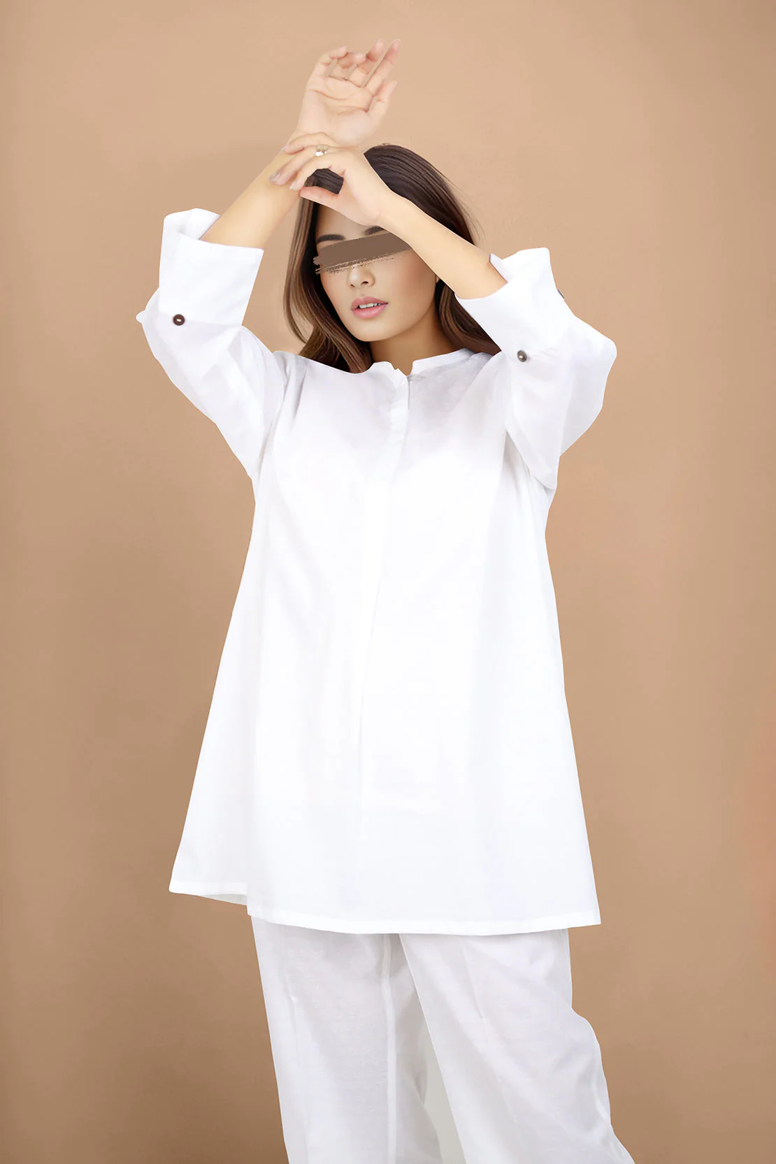 Jacquard Cotton Stitched Shirt - Image 3