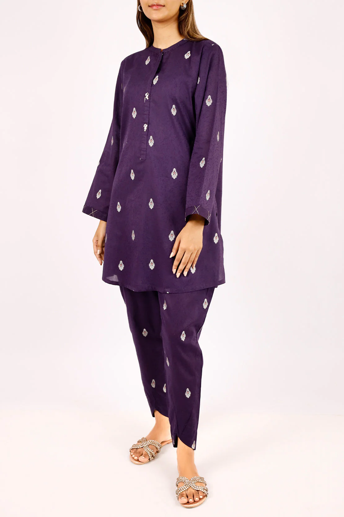 Jacquard Cotton Stitched Shirt - Image 2