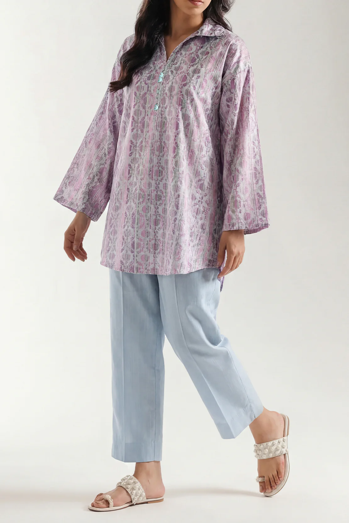Jacquard Cotton Stitched Shirt - Image 3