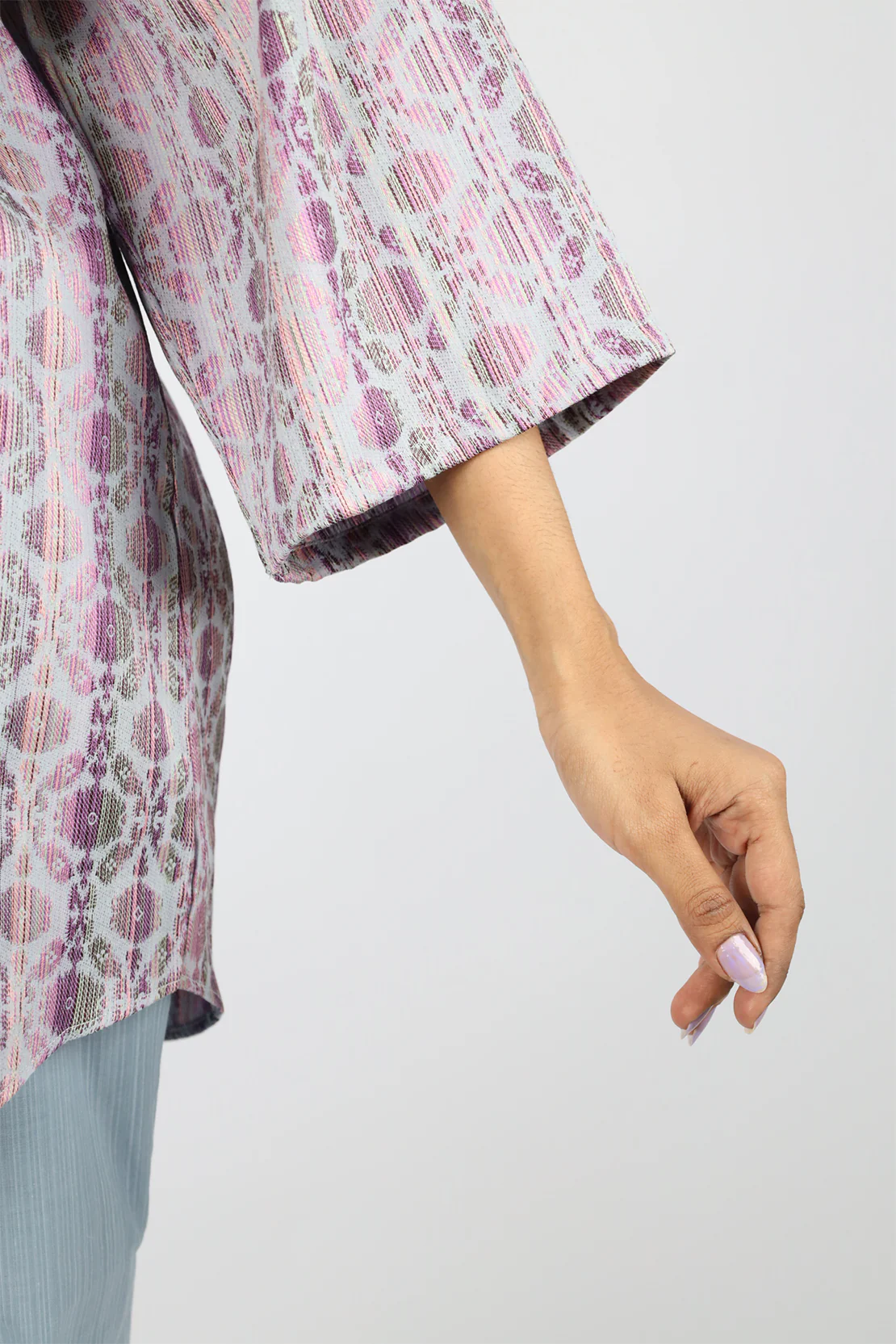 Jacquard Cotton Stitched Shirt - Image 6