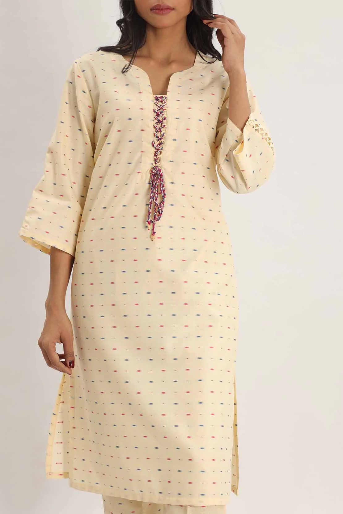 Jacquard Cotton Stitched Shirt - Image 2
