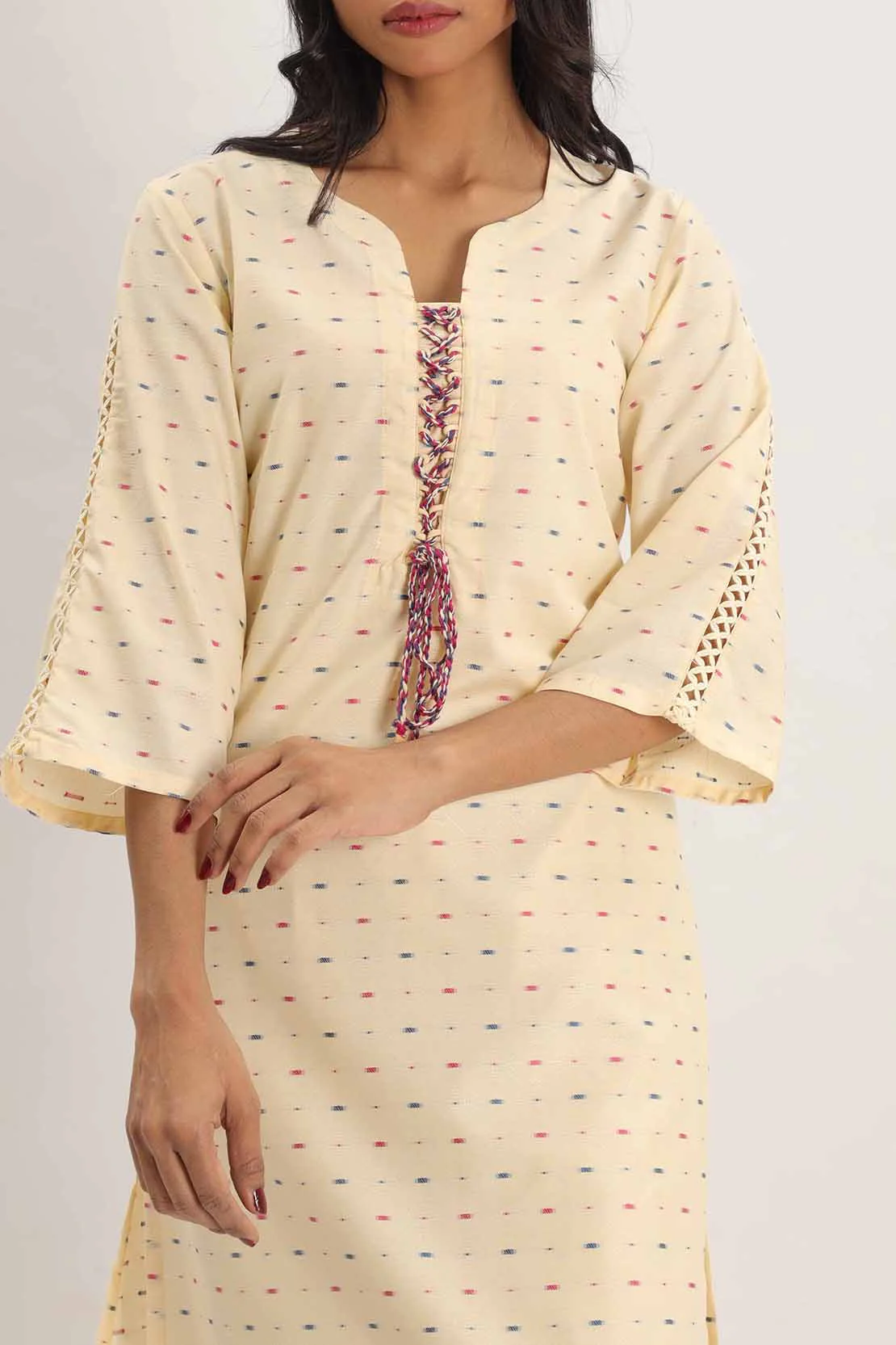 Jacquard Cotton Stitched Shirt - Image 3