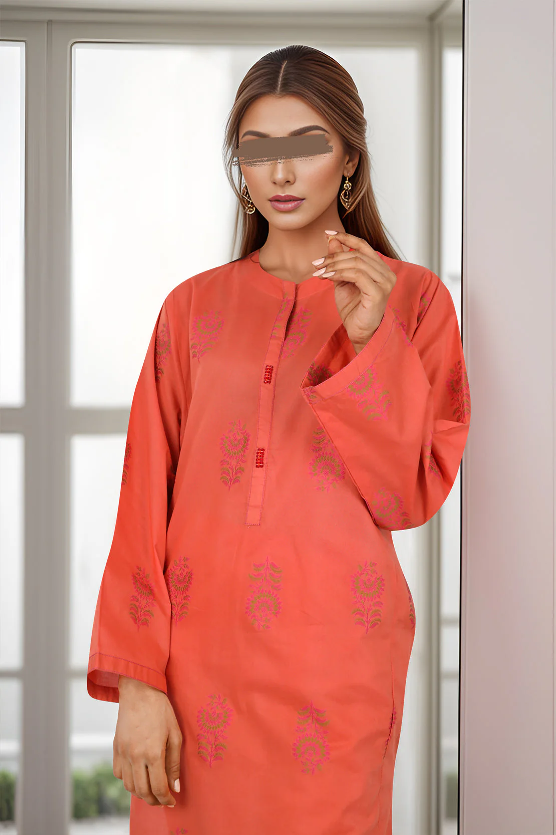 Jacquard Cotton Stitched Shirt - Image 4
