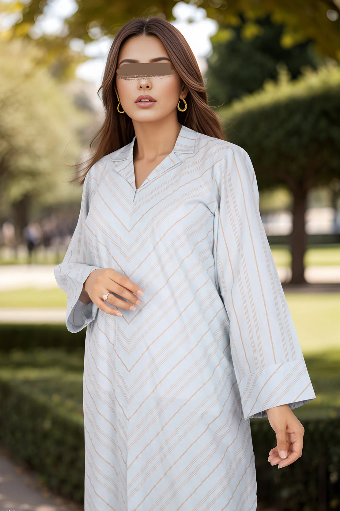 Jacquard Cotton Stitched Shirt - Image 3