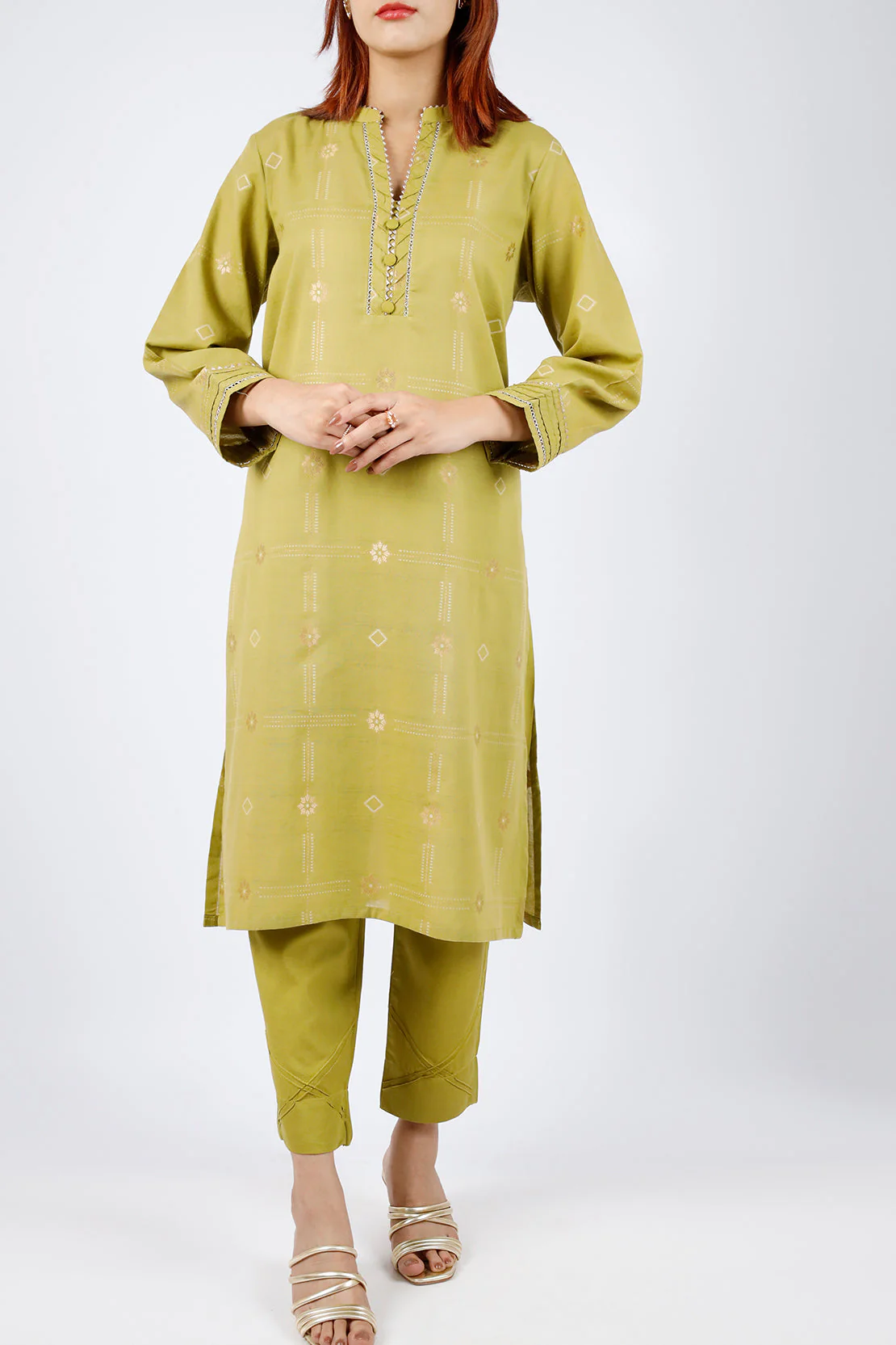 Jacquard Cotton Stitched Shirt - Image 2