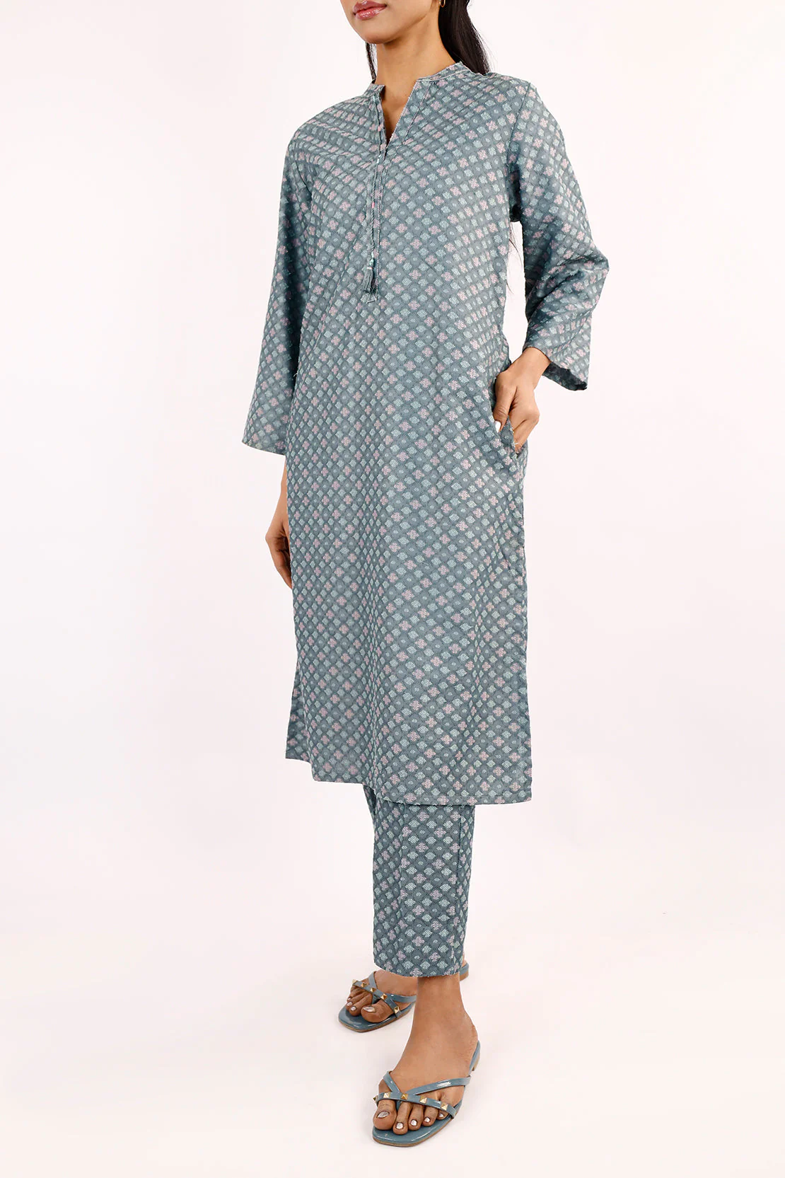 Jacquard Cotton Stitched Shirt - Image 2
