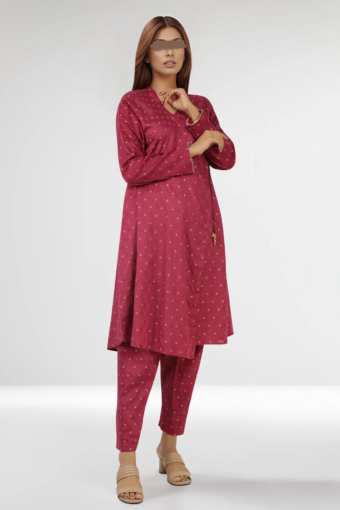 Jacquard Cotton Stitched Shirt - Image 3